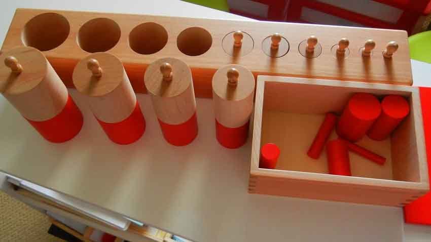 Knobbed montessori