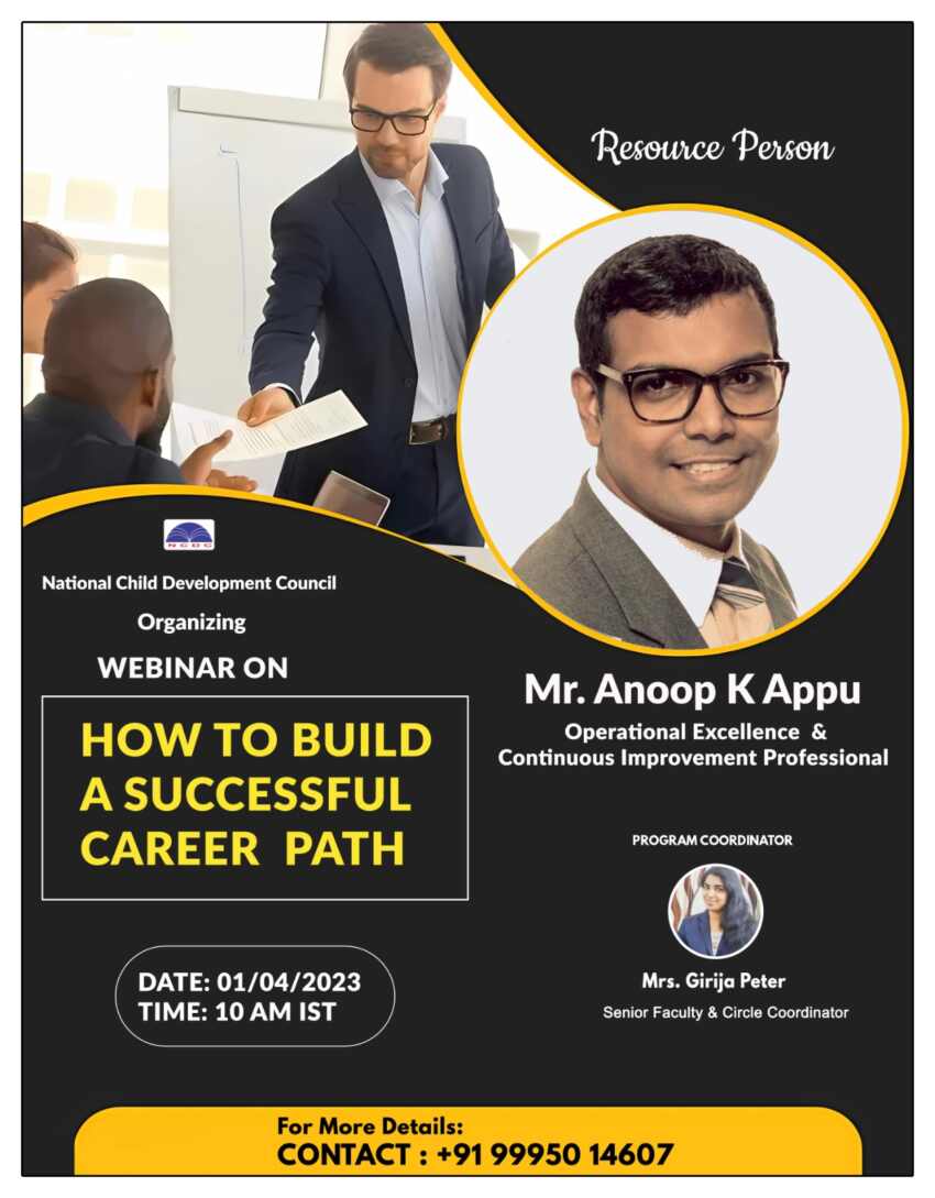webinar on how to build a successful career path