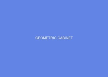 GEOMETRIC CABINET