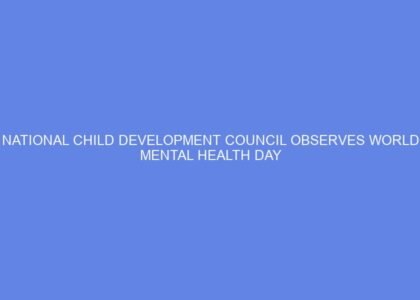 National child development council observes world mental health day