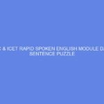 NCDC & ICET Rapid Spoken English Module Day 16: Sentence Puzzle