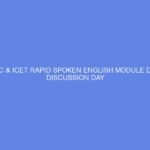 NCDC & ICET Rapid Spoken English Module Day 2: Discussion Day