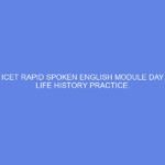 NCDC & ICET Rapid Spoken English Module Day 26: Pair Life History Practice.