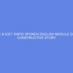 NCDC & ICET Rapid Spoken English Module Day 41: Constructive Story