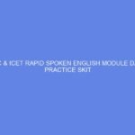 NCDC & ICET Rapid Spoken English Module Day 42: Practice Skit