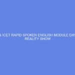 NCDC & ICET Rapid Spoken English Module Day 46: TV Reality Show
