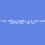 NCDC & ICET Rapid Spoken English Module Day 50: Valedictory Function