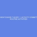 NCDC MONTESSORI THEORY 1: ACTIVITY COMMITTEES & ROUTINE ACTIVITIES