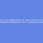 NCDC SYLLABUS BOOK OF USE & PRACTICE OF MONTESSORI APPARATUS Unit 3 Language Day 9-12